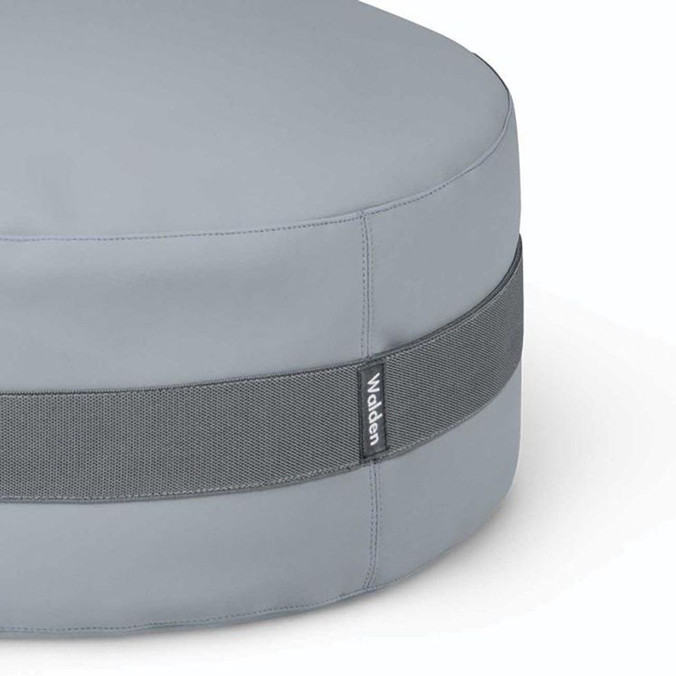 he buckwheat and memory foam make the Walden Cushion perfect for meditation. ($115, Walden.us)