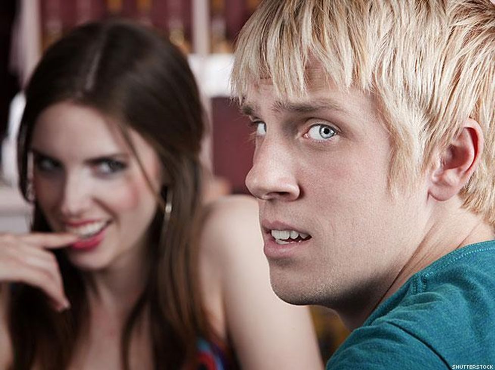 Hearing "If you weren't gay, I'd totally hook up with you."