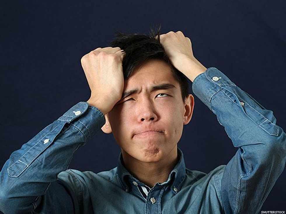 Hearing, "Oh, you're gay? Do you know John Smith? He's gay too!"