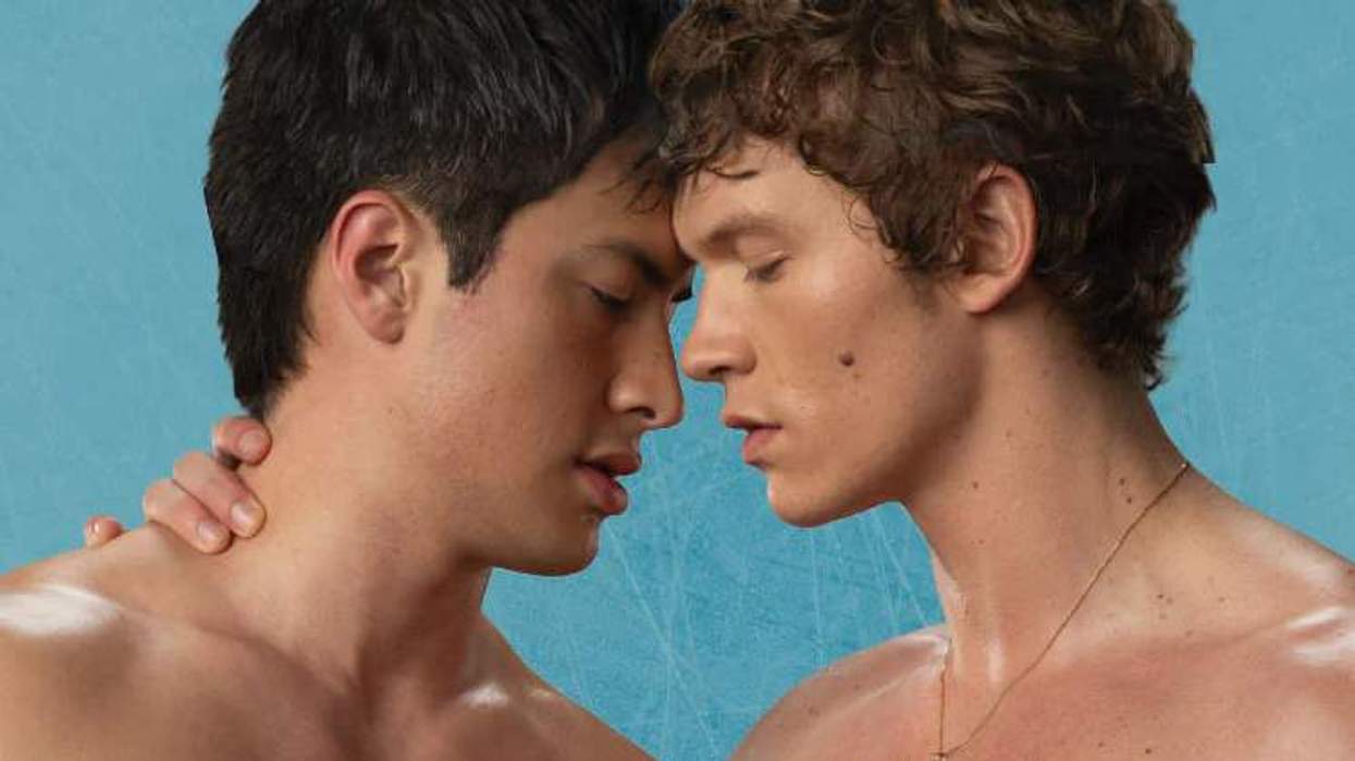 Heated Rivarly stars Hudson Williams and Connor Storrie