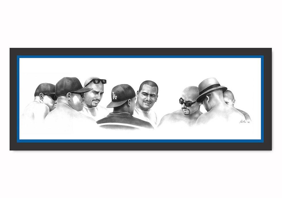 Hector Silva, The Homeboys Checking it Out, 2008 \u00a9Hector Silva / Photograph: Courtesy of the artist