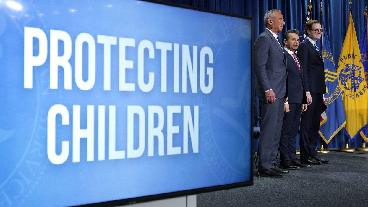 hhs headquarters with a sign