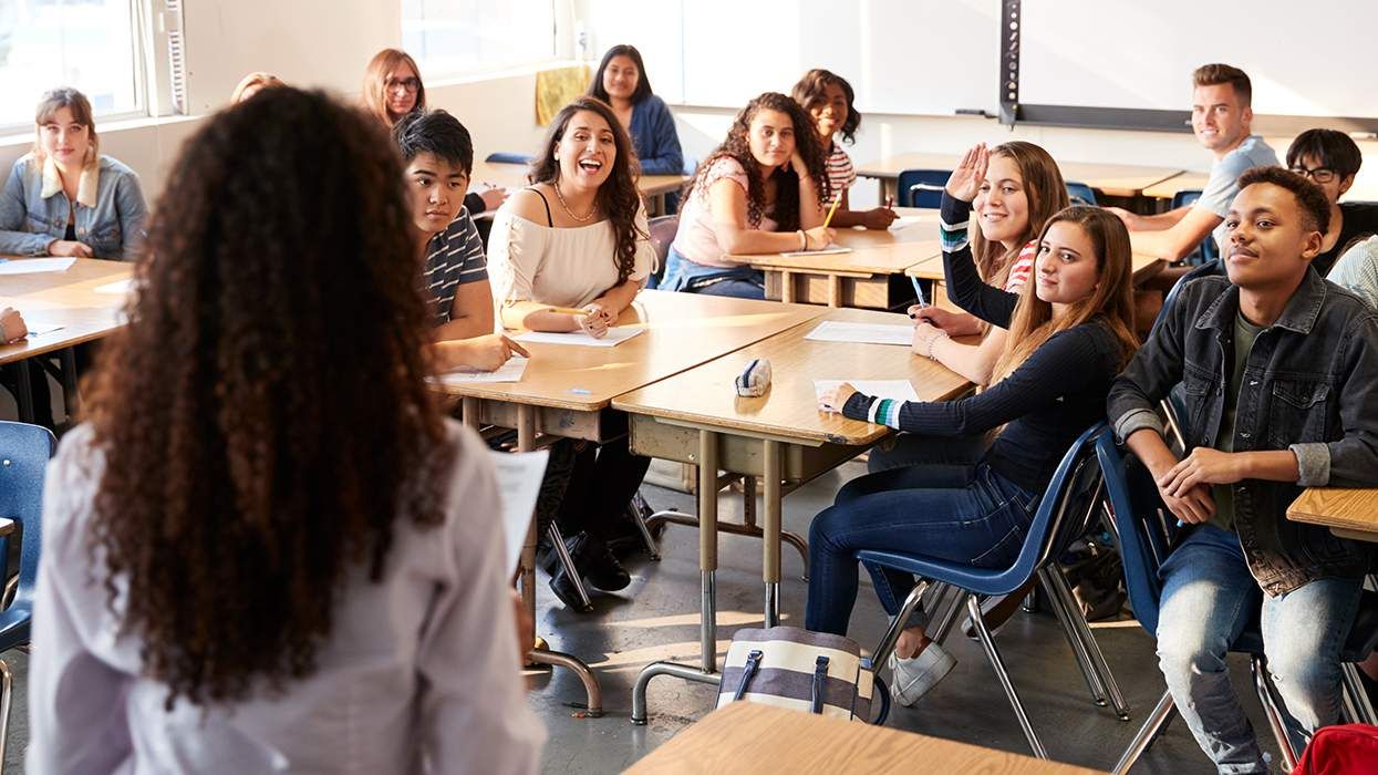 high school student health sex education class discussion