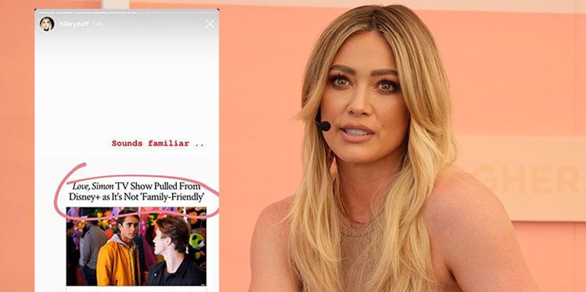 Hilary Duff Porn - Hilary Duff Hints That Gay Themes Stalled 'Lizzie' Reboot on Disney+