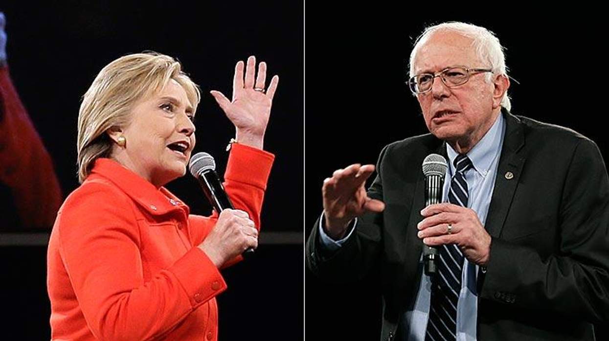 HILLARY CLINTON AND BERNIE SANDERS
