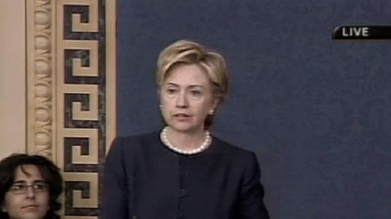 Hillary Clinton on Senate Floor