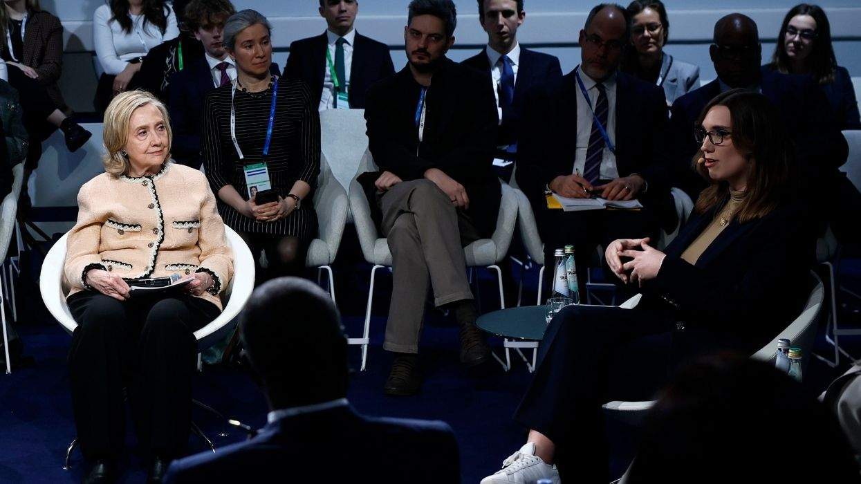 hillary clinton sarah mcbride speaking on panel