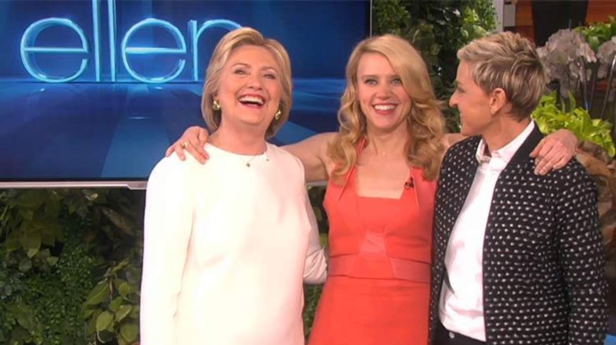 hillary on ellen