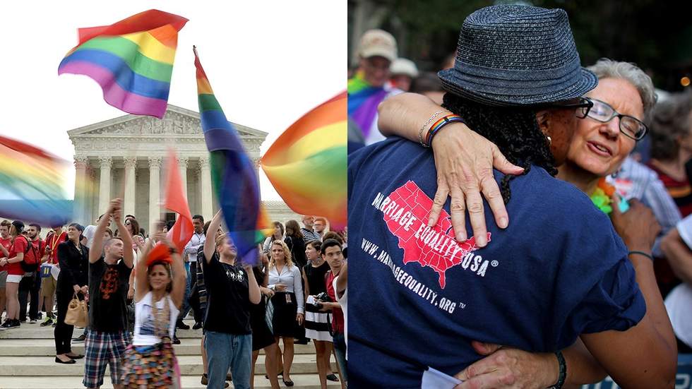 historic LGBTQ rights milestone photo gallery Marriage Equality ruling day across USA June 26th 2015