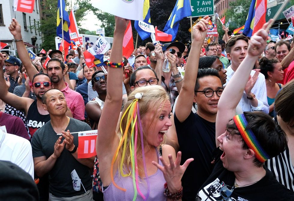 historic LGBTQ rights milestone photo gallery Marriage Equality ruling day across USA June 26th 2015