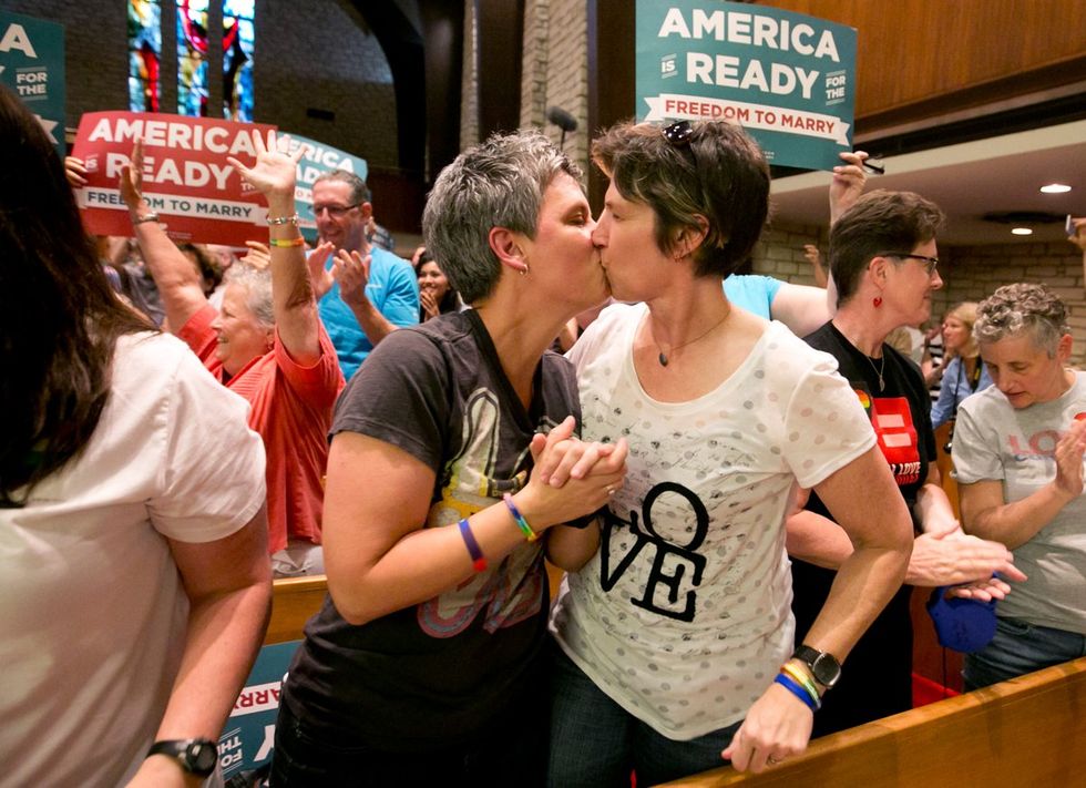 historic LGBTQ rights milestone photo gallery Marriage Equality ruling day across USA June 26th 2015