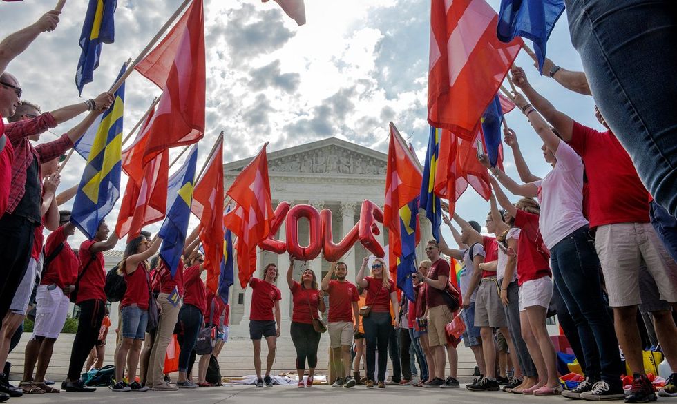historic LGBTQ rights milestone photo gallery Marriage Equality ruling day across USA June 26th 2015