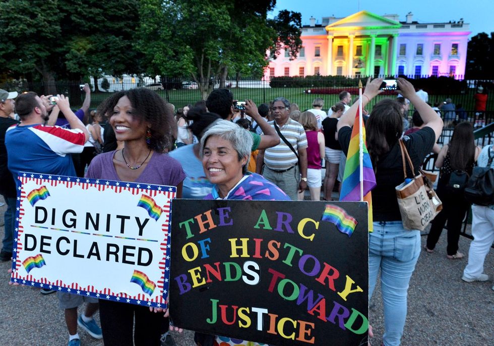 historic LGBTQ rights milestone photo gallery Marriage Equality ruling day across USA June 26th 2015