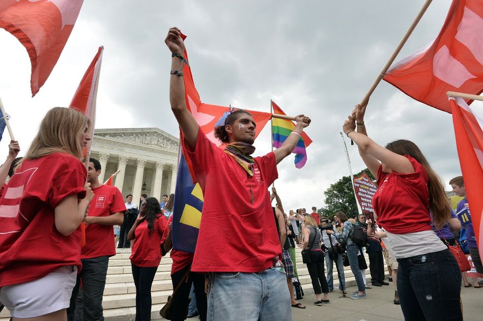 historic LGBTQ rights milestone photo gallery Marriage Equality ruling day across USA June 26th 2015