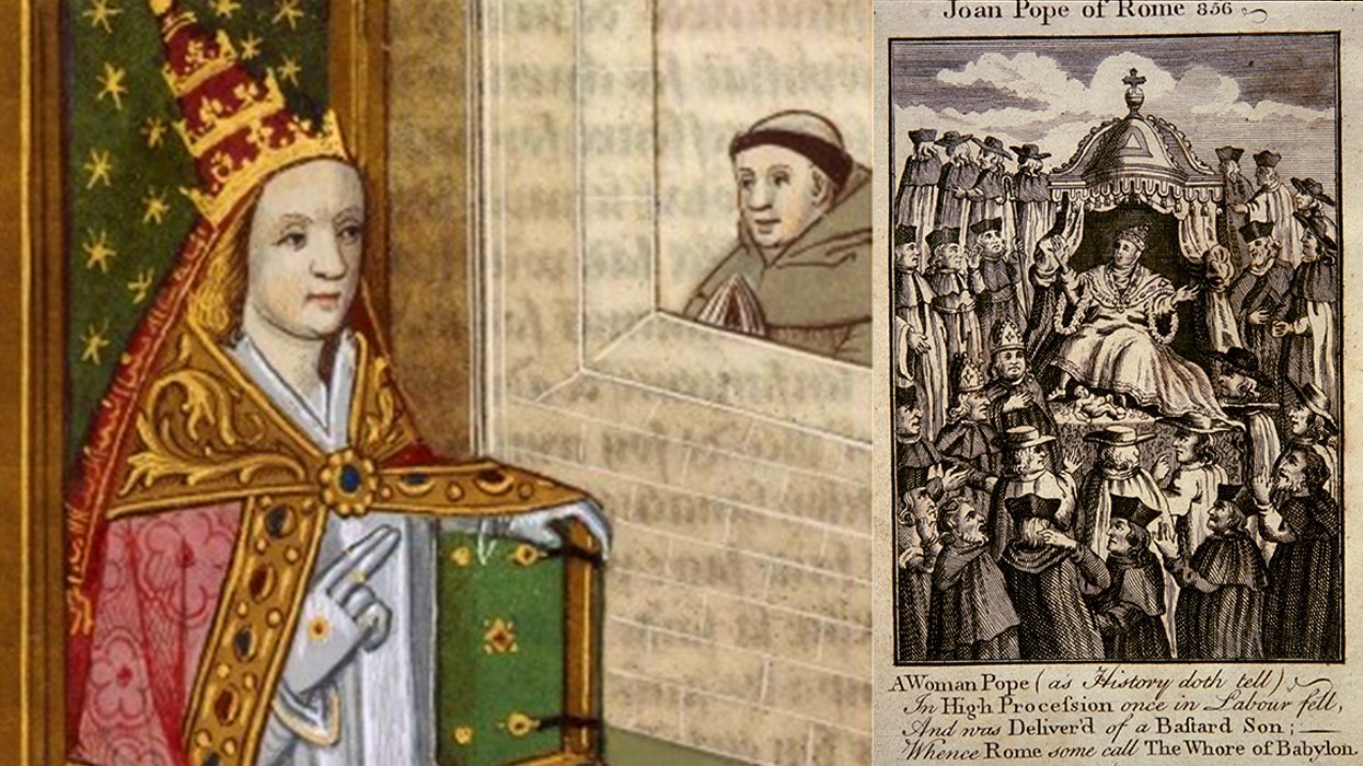 historical artwork of Pope Joan