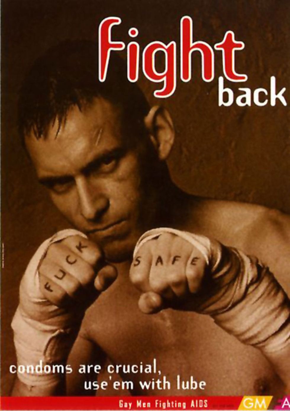 Historical Fliers Gay Men Fighting AIDS Campaign