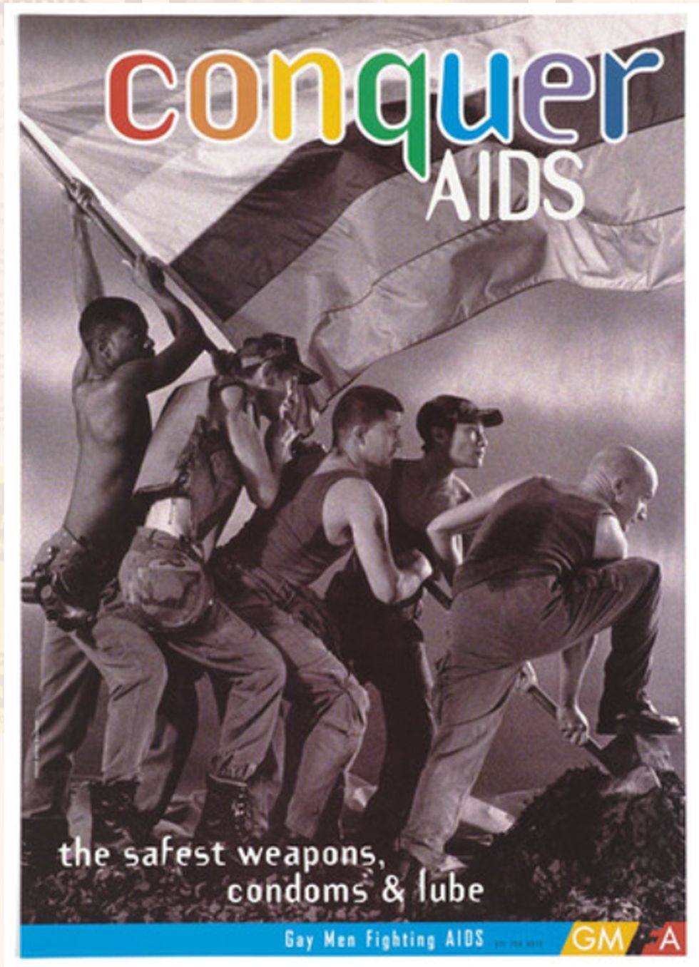 Historical Fliers Gay Men Fighting AIDS Campaign