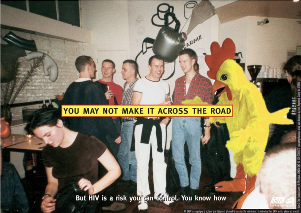 Historical Fliers Gay Men Fighting AIDS Campaign