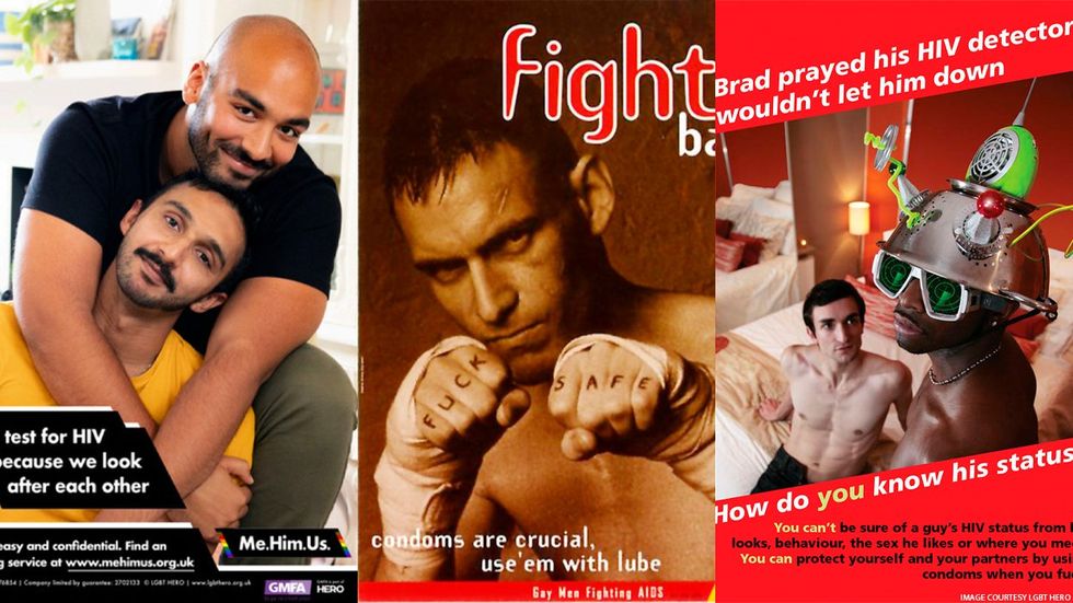 Historical Fliers Gay Men Fighting AIDS Campaign