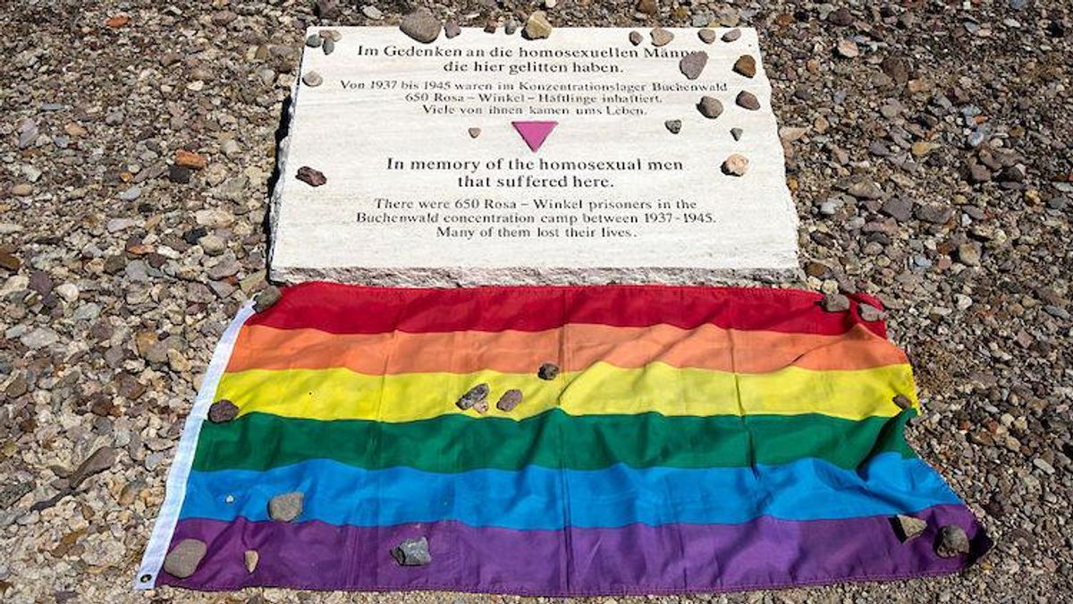 Holocaust memorial to homosexual men killed