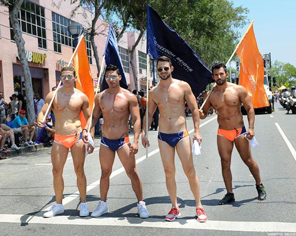 Hot boys at LA Pride.