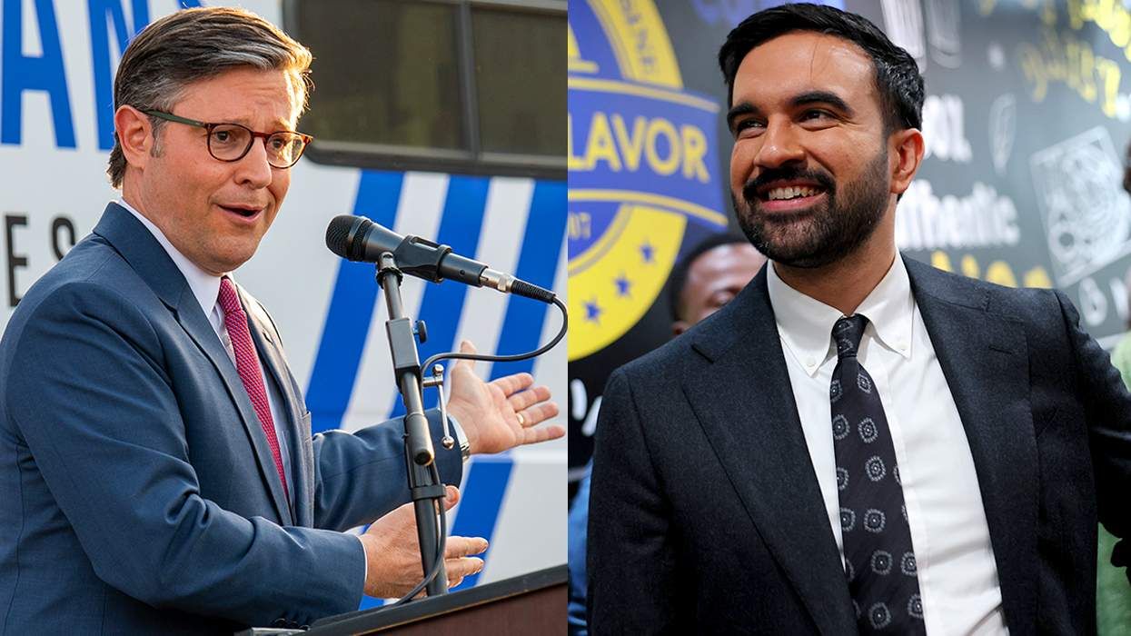 House Speaker Mike Johnson at an election rally NORTHGLENN Colorado NYC Democratic Mayoral Candidate Zohran Mamdani takes a tour of the East Flatbush Brooklyn neighborhood