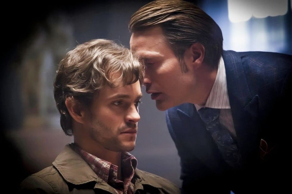 Hugh Dancy and Mads Mikkelsen on Hannibal