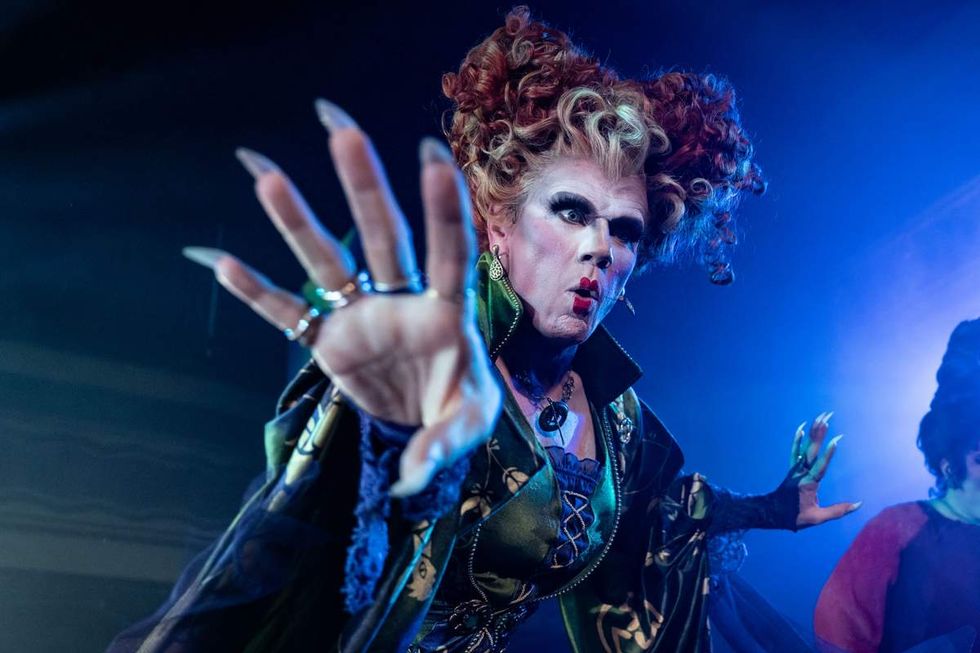 I Put a Spell on You cast member performs on stage