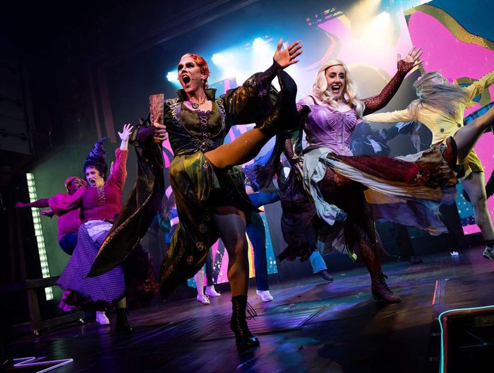 I Put a Spell on You cast members perform on stage