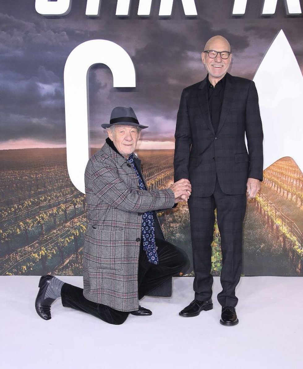 Ian McKellen and Patrick Stewart