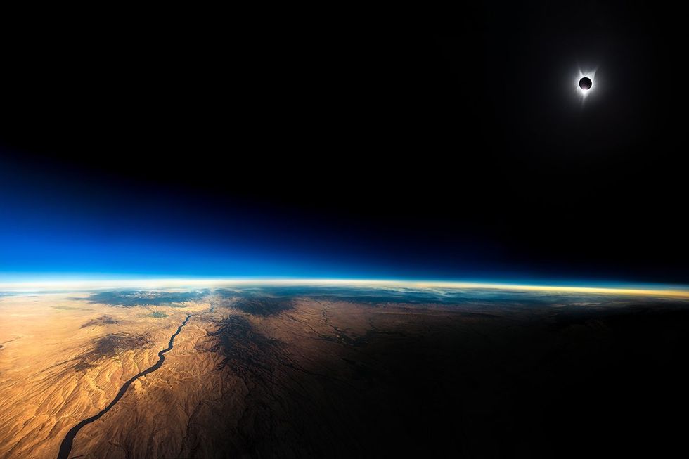 iconic total solar eclipse photo by gay astrophotographer Jon Carmichael