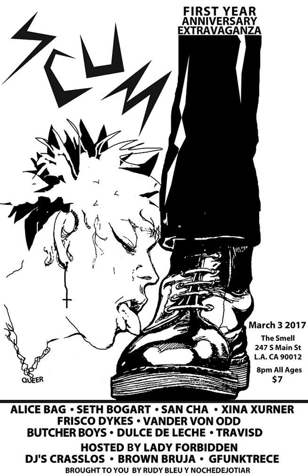 Image courtesy Club SCUM and Armory Center for the Arts