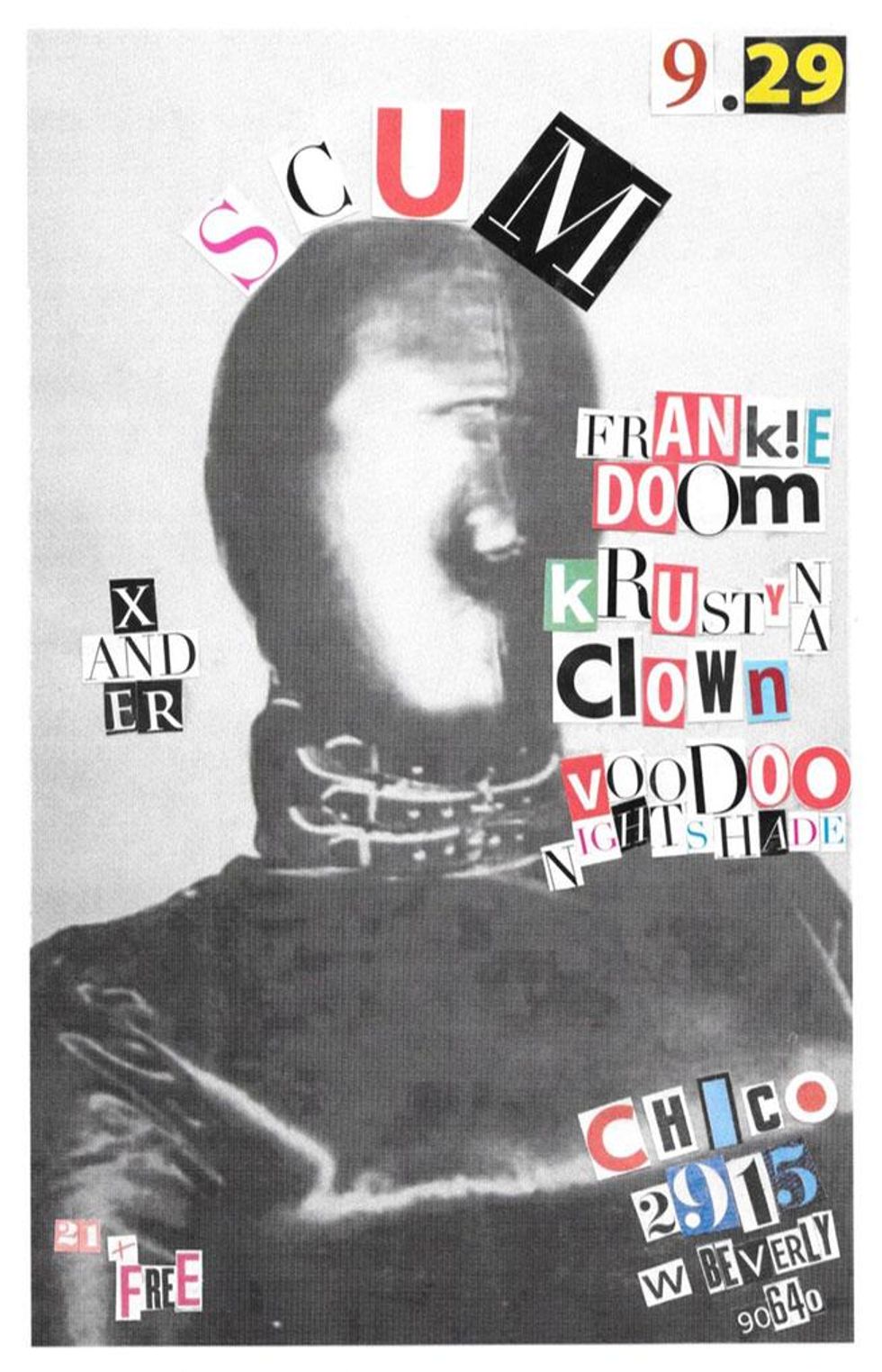 Image courtesy Club SCUM and Armory Center for the Arts