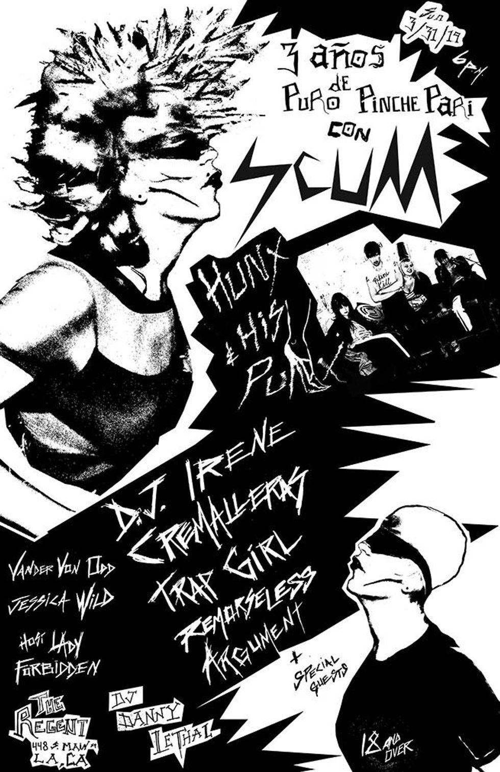 Image courtesy Club SCUM and Armory Center for the Arts