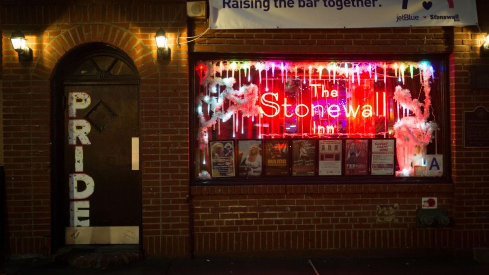 Image of Stonewall Inn at night