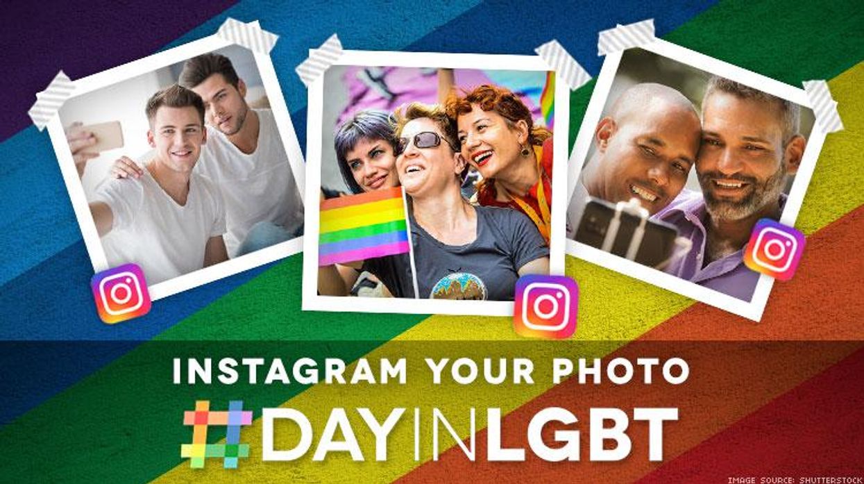 Follow #DayInLGBT on Instagram