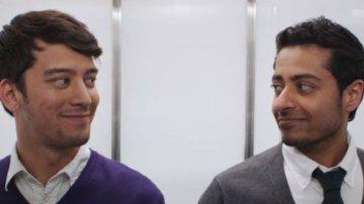 Ad for Google Calendar Goals Features Happy Gay Couple