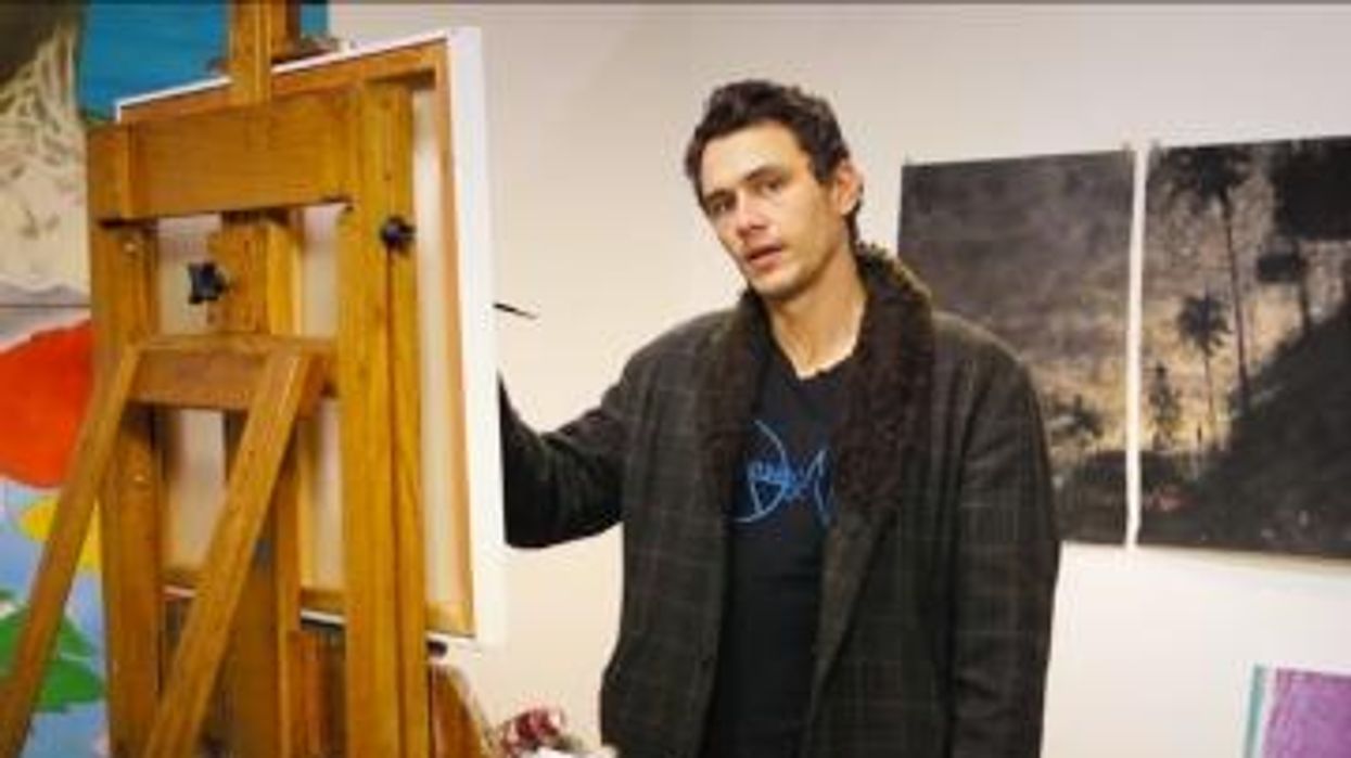 James Franco Wants to Paint You and Fight AIDS