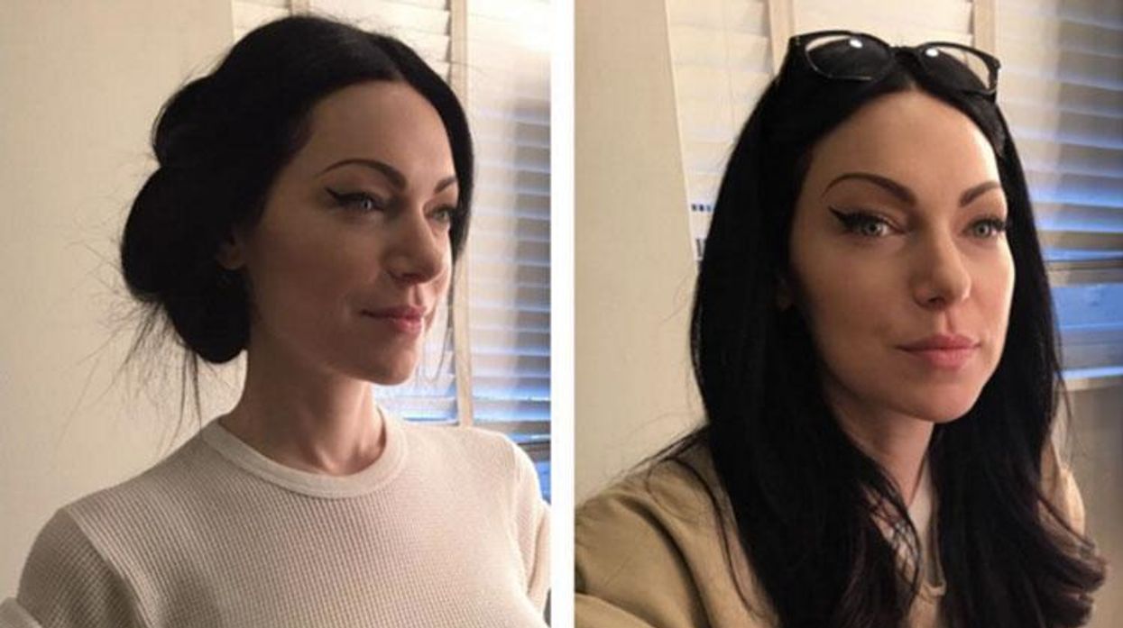 Laura Prepon Smolders in Before and After Look at Alex Vause