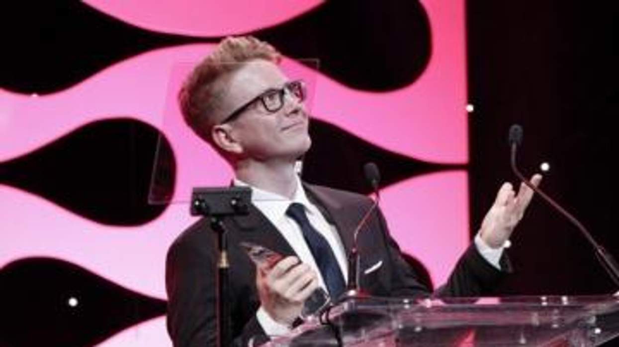 Tyler Oakley Accepts GLAAD's Davidson/Valentini Award