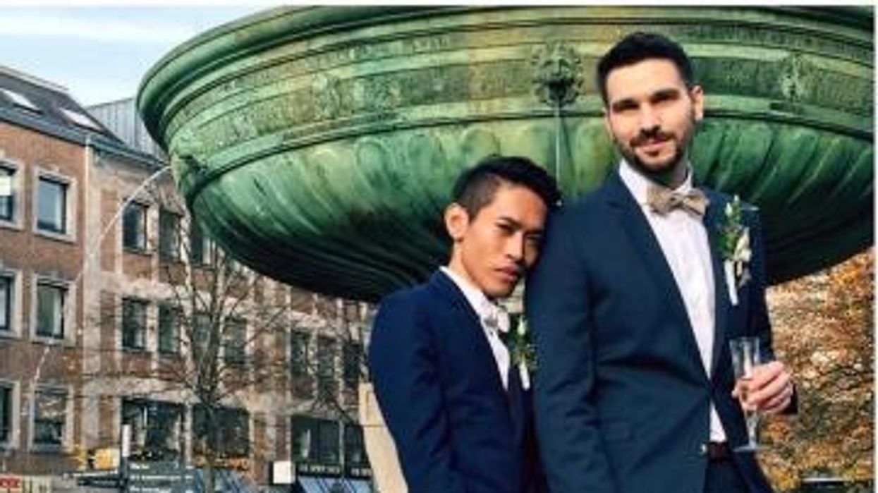 Cyberbullied Gay Interracial Couple Marry in Germany