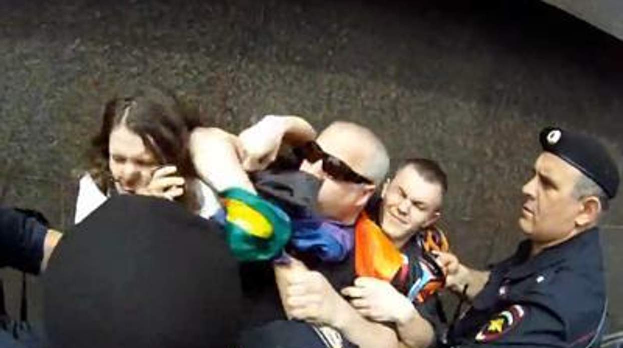 Russians Detain LGBT Activists At 'Unauthorized' Pride Rally