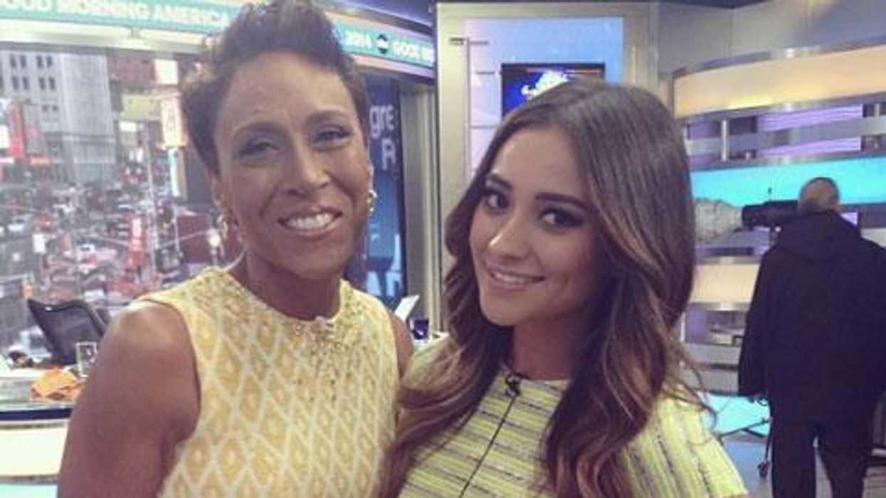 The Time Some Pretty Little Liars Met Robin Roberts and Instagrammed It!