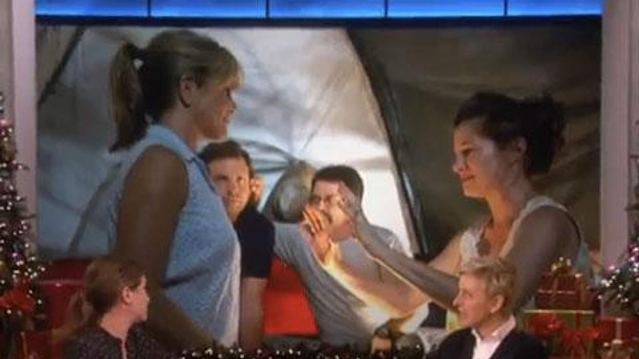 WATCH: Ellen Asks Kathryn Hahn About Grabbing Jennifer Aniston's Boobs