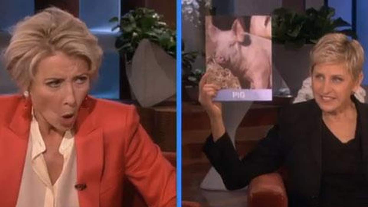 WATCH: Emma Thompson Makes Animal Noises for Ellen!