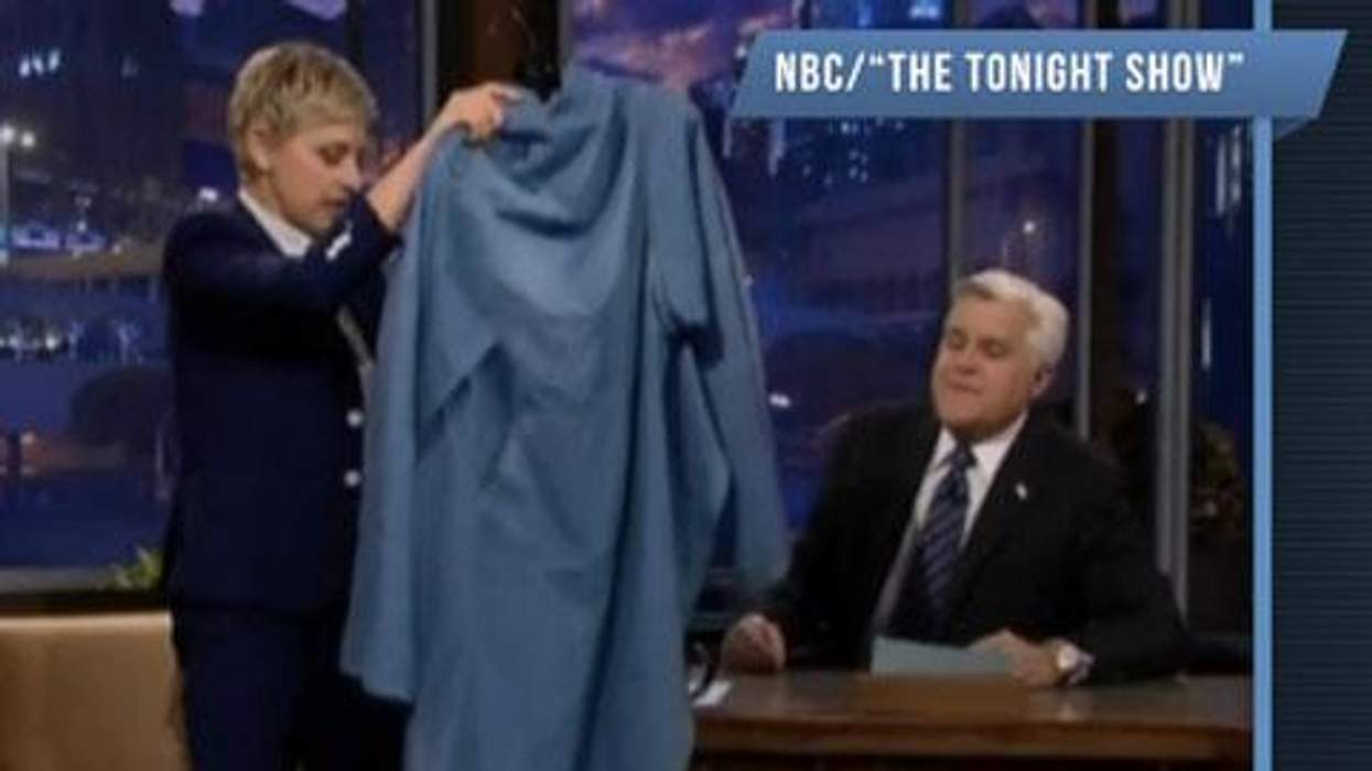 WATCH: Ellen DeGeneres Bids Farewell to Jay Leno - Credits Him with Helping Kick Start Career