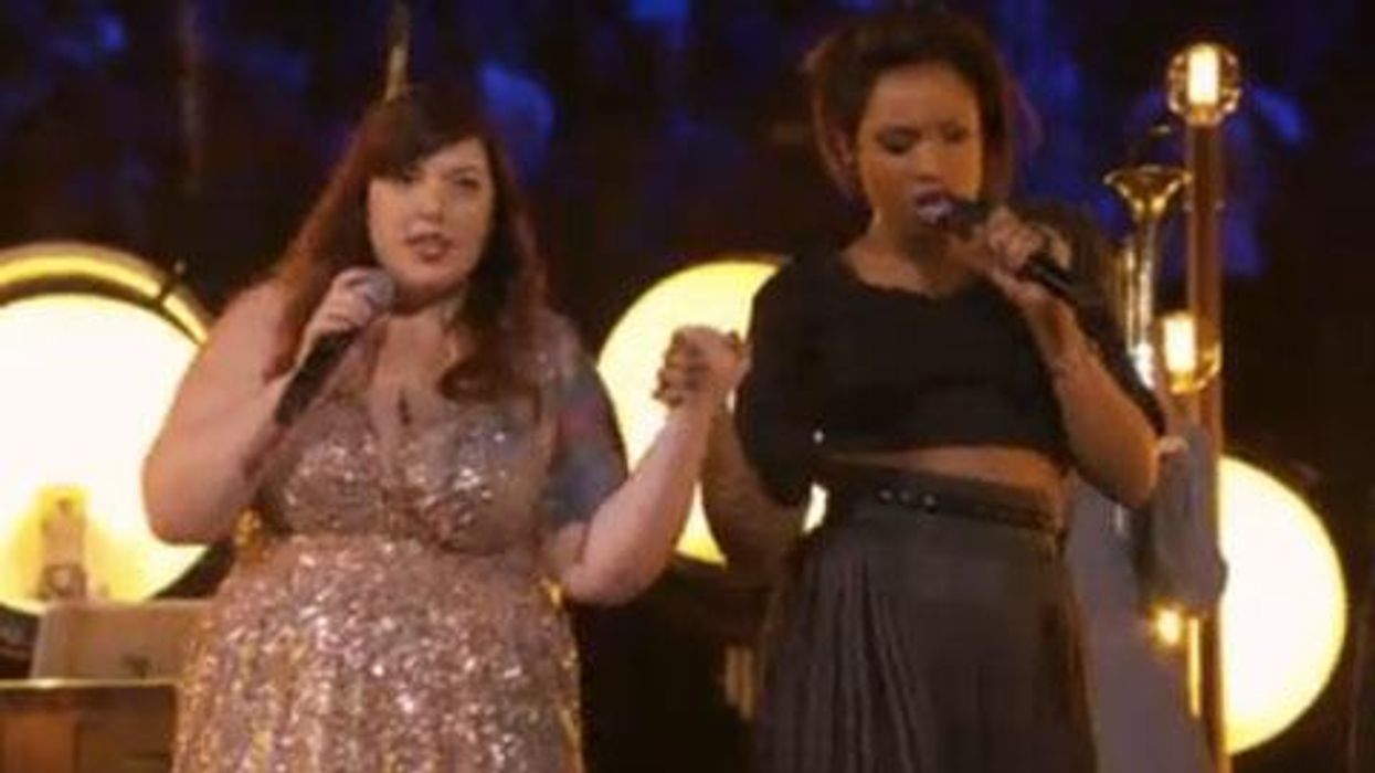 WATCH: Mary Lambert and Jennifer Hudson Duet on "She Keeps Me Warm"/"Same Love" Hook