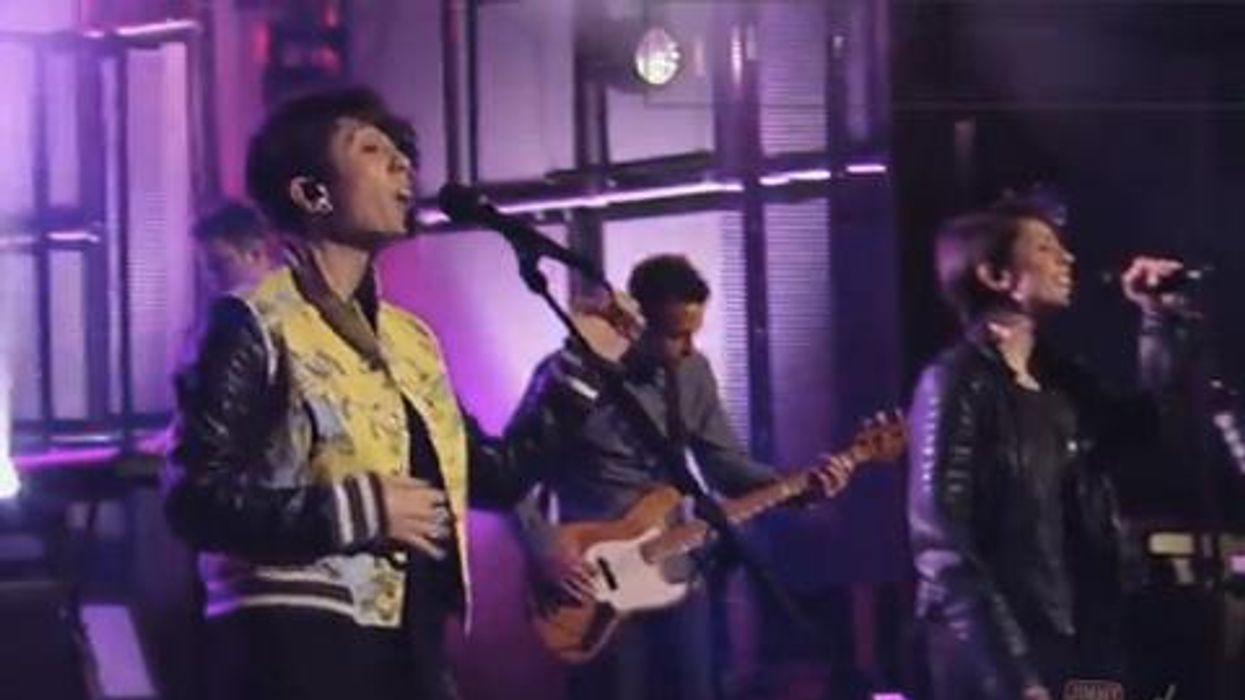 Out Lesbian Duo Tegan and Sara Perform 'Closer' on Jimmy Kimmel Live