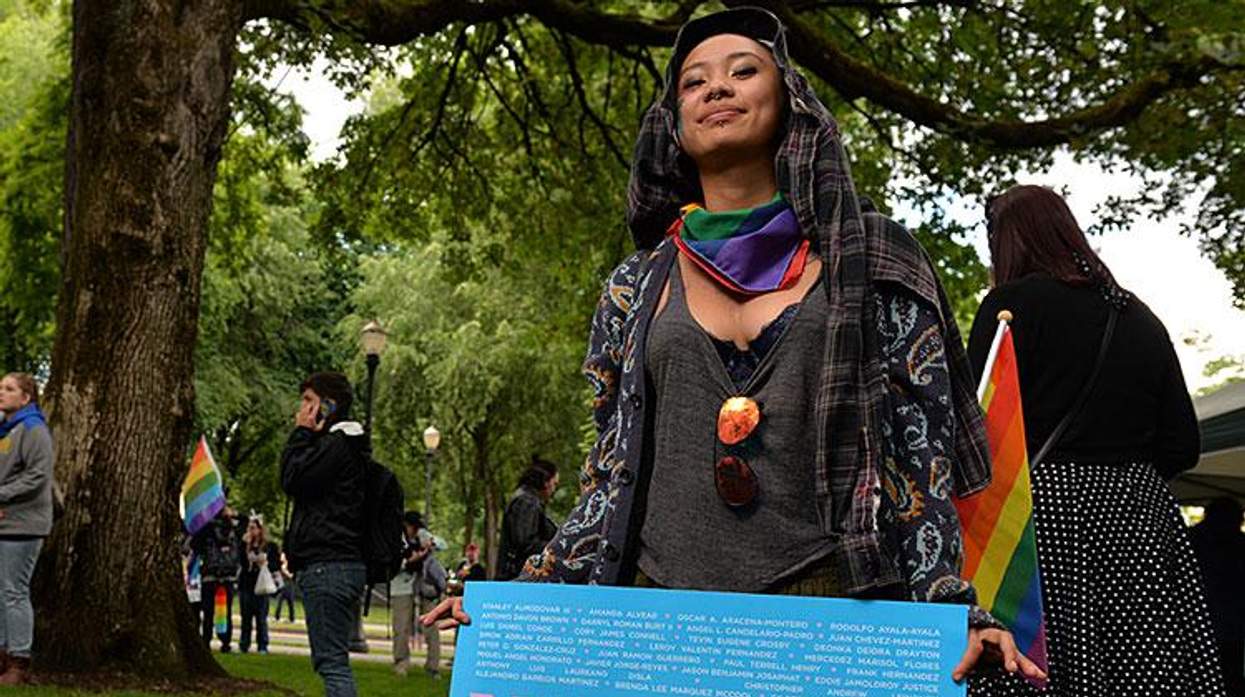 PHOTOS: Orlando Is Remembered at Portland Trans Pride