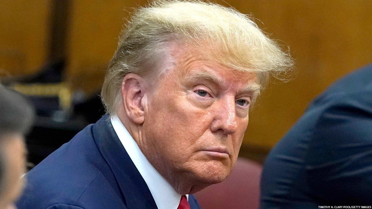 Indicted Donald Trump as Lucy Ricardo